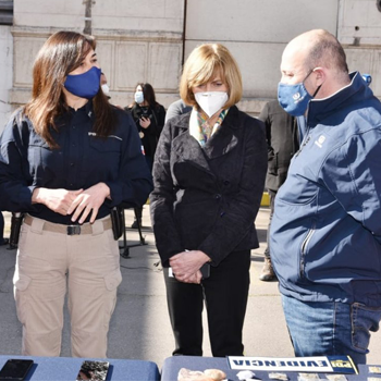 Alcaldesa junto a Subsecretaria de Prevención del Delito destacaron exitoso procedimiento policial