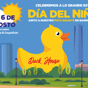 Día del Niño y la Niña en Barrio Italia tendrá un patito gigante, un pasacalle ecoamigable y deporte familiar