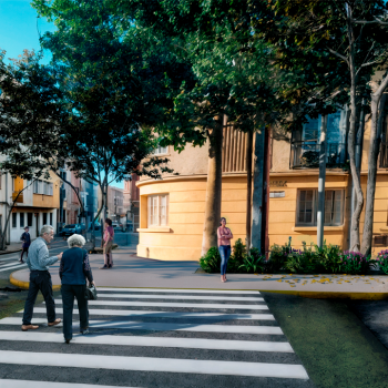 Se inicia mejoramiento de veredas de Bustamante