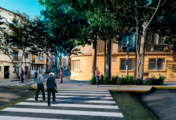 Se inicia mejoramiento de veredas de Bustamante