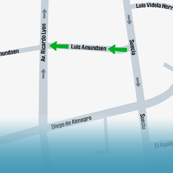 Atención vecinas y vecinos: calle Luis Amundsen tendrá sentido único entre Suecia y Ricardo Lyon