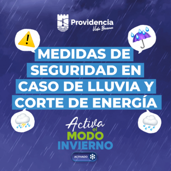Medidas de seguridad en caso de lluvia y corte de energía
