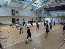 Fiesta Deportiva en Gimnasio Santa Isabel